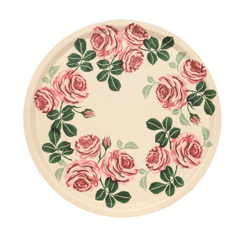 Birch Round Tray Roses Coasters & Placemats Emma Bridgewater sho